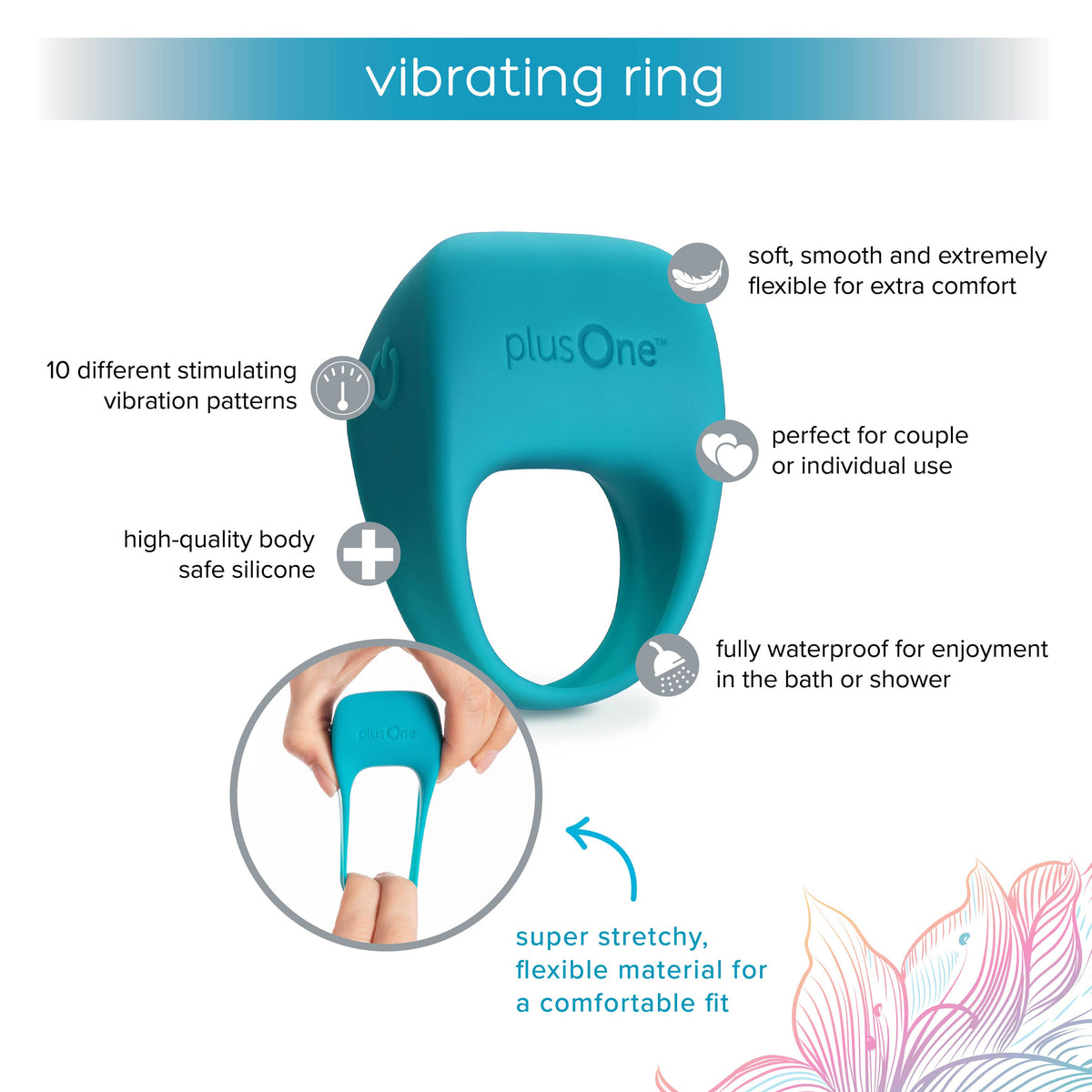 PlusOne Vibrating Ring
