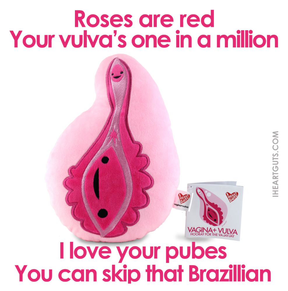 Vulva+Vagina Zip Pouch Plush - Yay for the Va-Jay-Jay