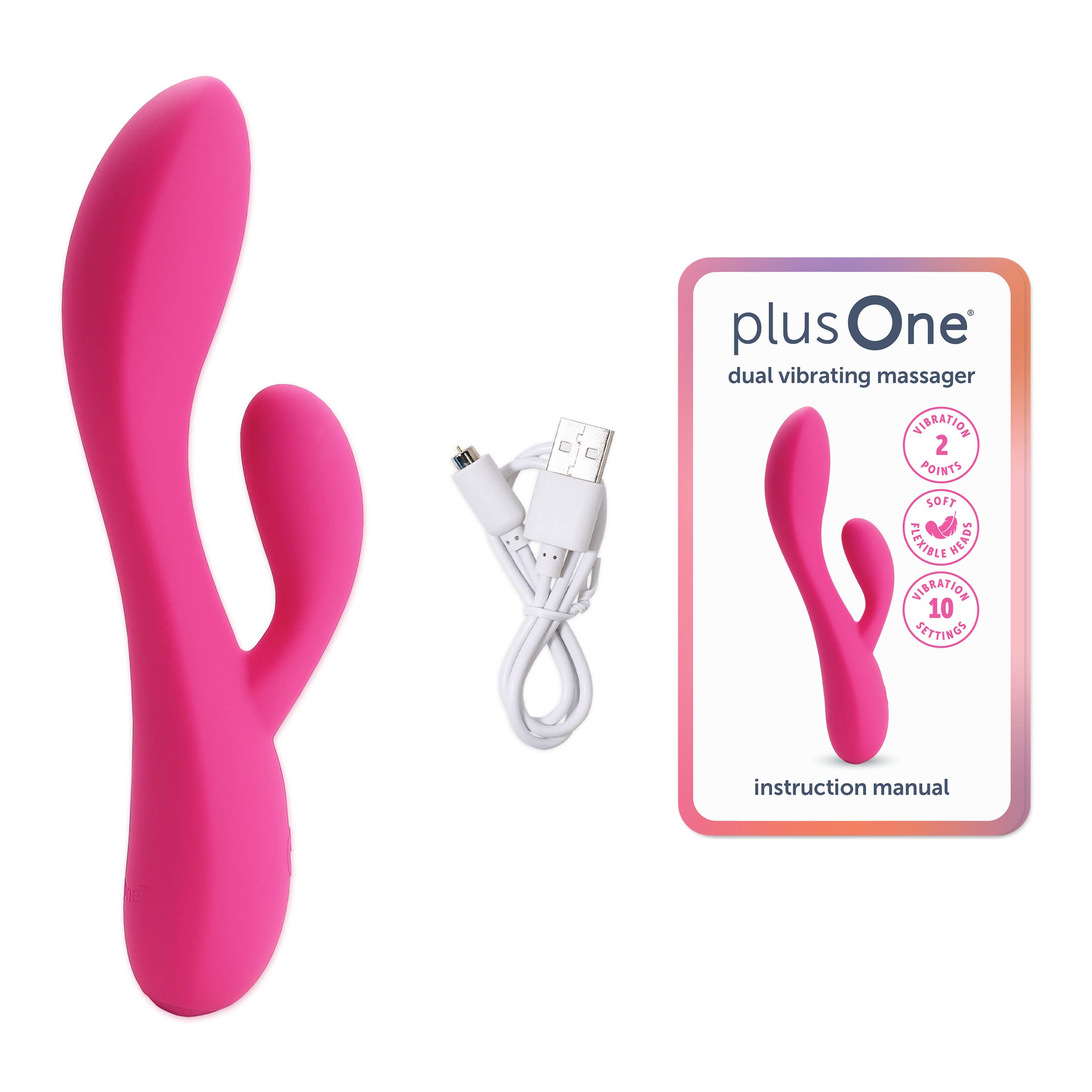 PlusOne Dual Vibrating Massager