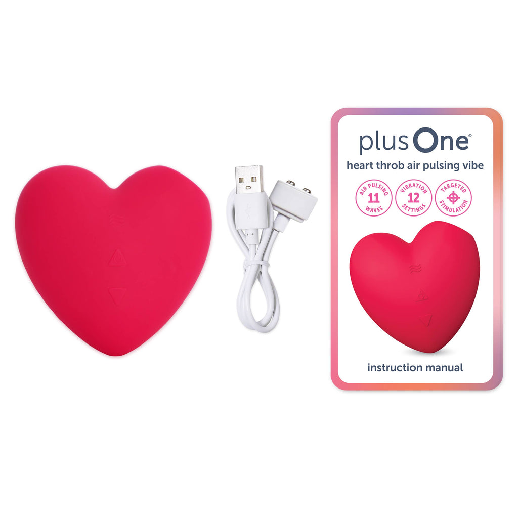 PlusOne® Heart Throb Air Pulsing Vibe