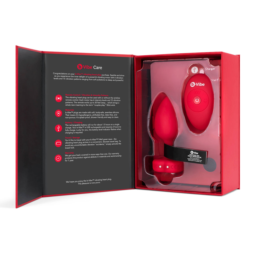 Vibrating Heart Plug