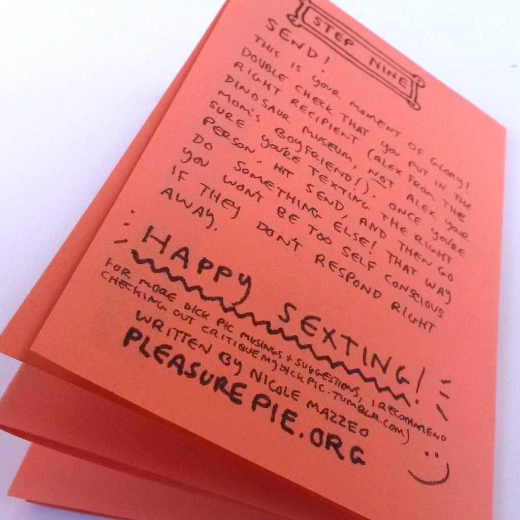 The Art of the Solicited Dick Pic Zine | Sex-Positive Feminist Consent Sex Education Zine