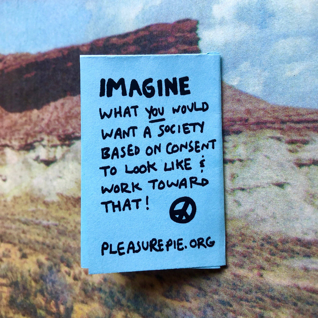 How To Build A Culture Of Consent Zine | Feminist Sex Education Tiny Zine Booklet