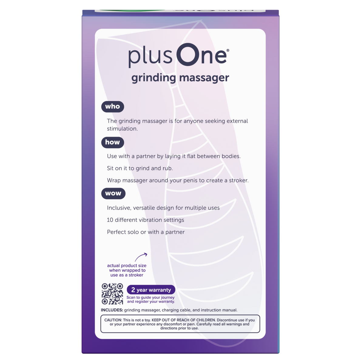 PlusOne Grinding Massager