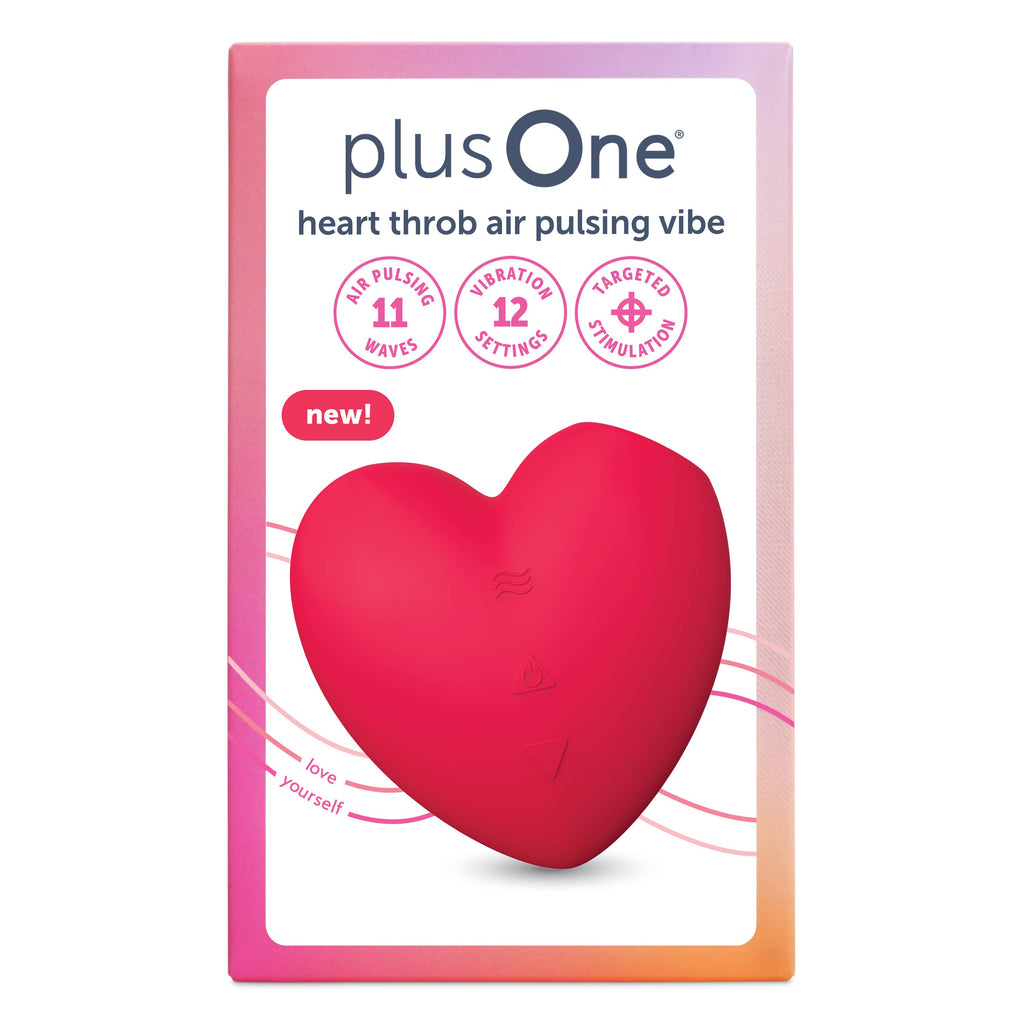 PlusOne® Heart Throb Air Pulsing Vibe