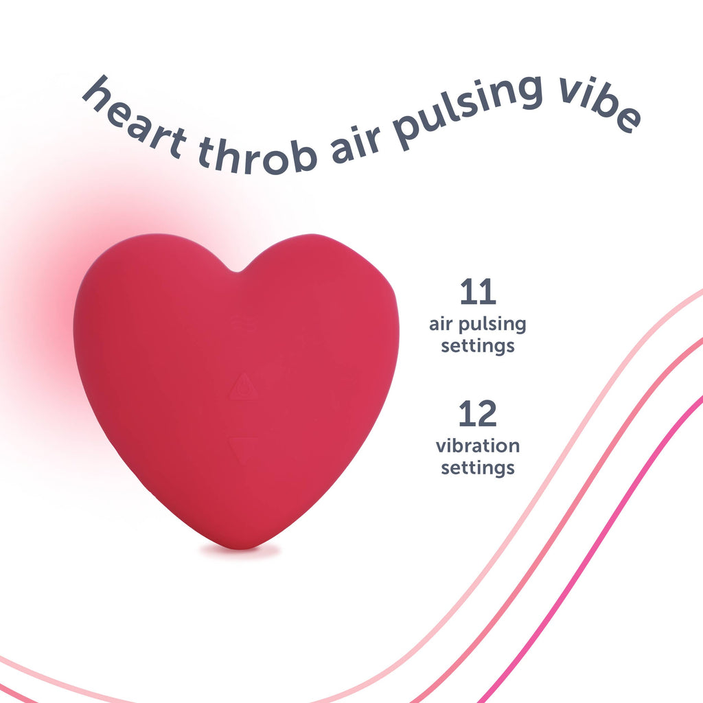 PlusOne® Heart Throb Air Pulsing Vibe