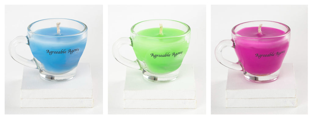 Teacup Wax Play Candle - Low Temp - Paraffin - Regular & Blacklight - mini