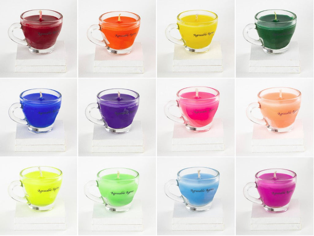 Teacup Wax Play Candle - Low Temp - Paraffin - Regular & Blacklight - mini