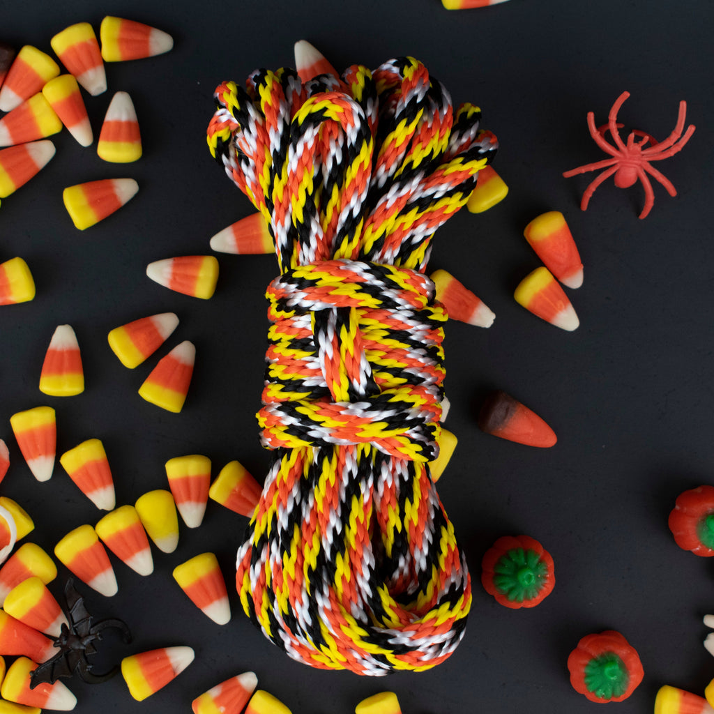 Halloween Spooky Rope: Black and Orange, Candy Corn, or Slime Grrl!