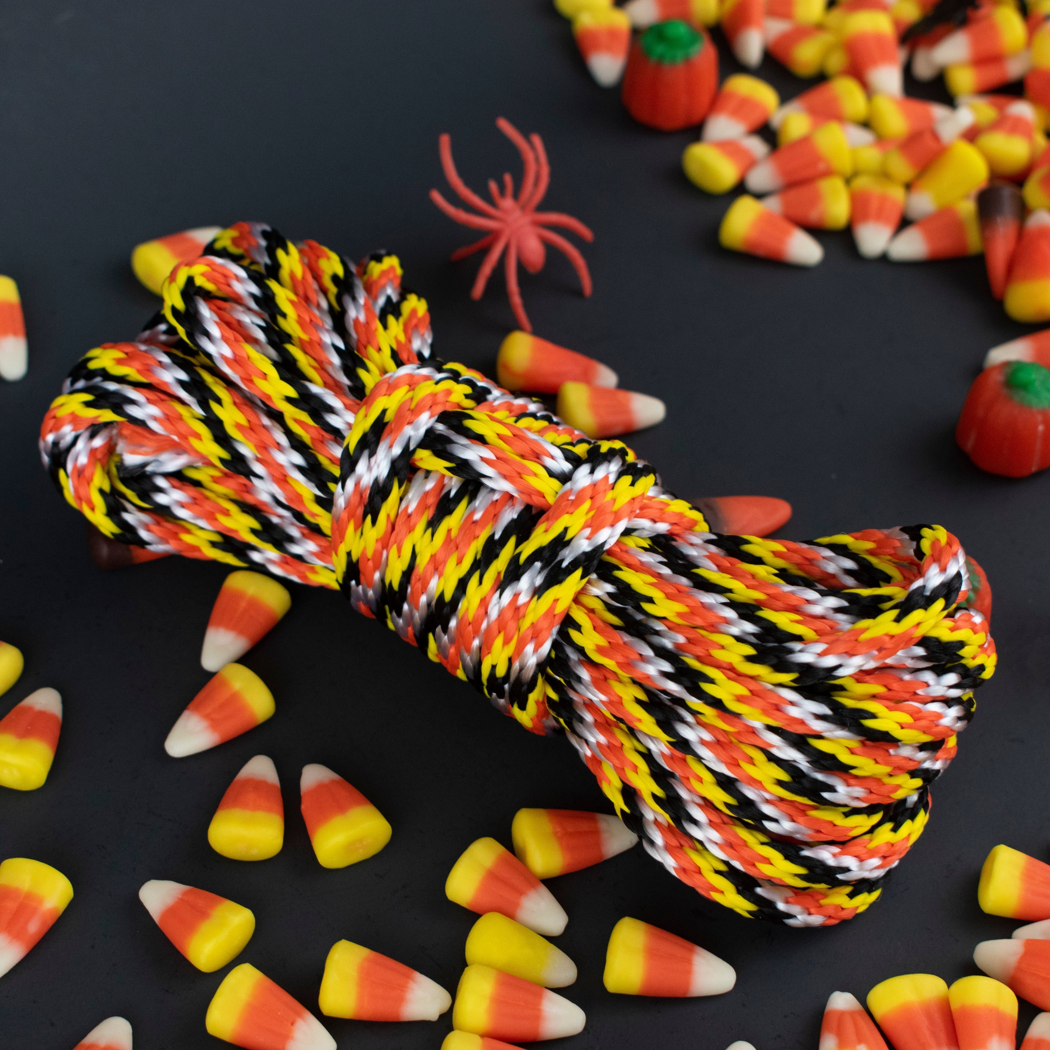 Halloween Spooky Rope: Black and Orange, Candy Corn, or Slime Grrl!