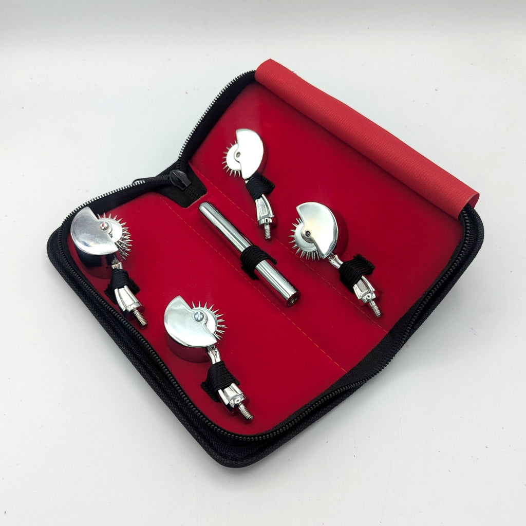 Wartenberg Wheel – Pinwheel Roller – Silver, Rainbow, or Black!