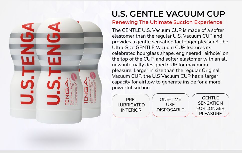Tenga U.S. Original Vacuum Cup GENTLE
