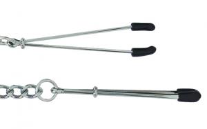 Tweezer Nipple Clamps w/Chain