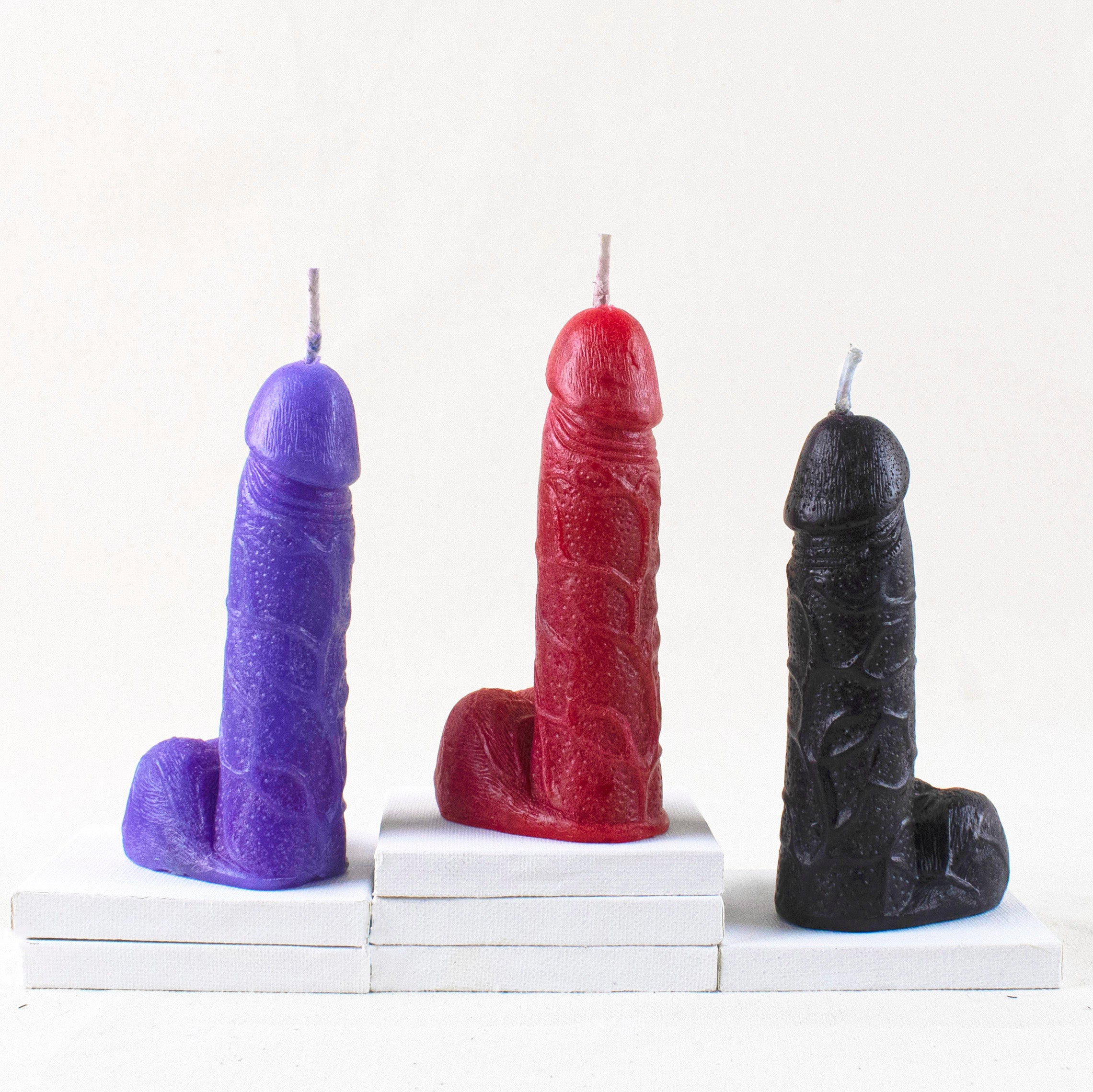 Flaming Hot Genitals - Vulva & Penis wax play Candles