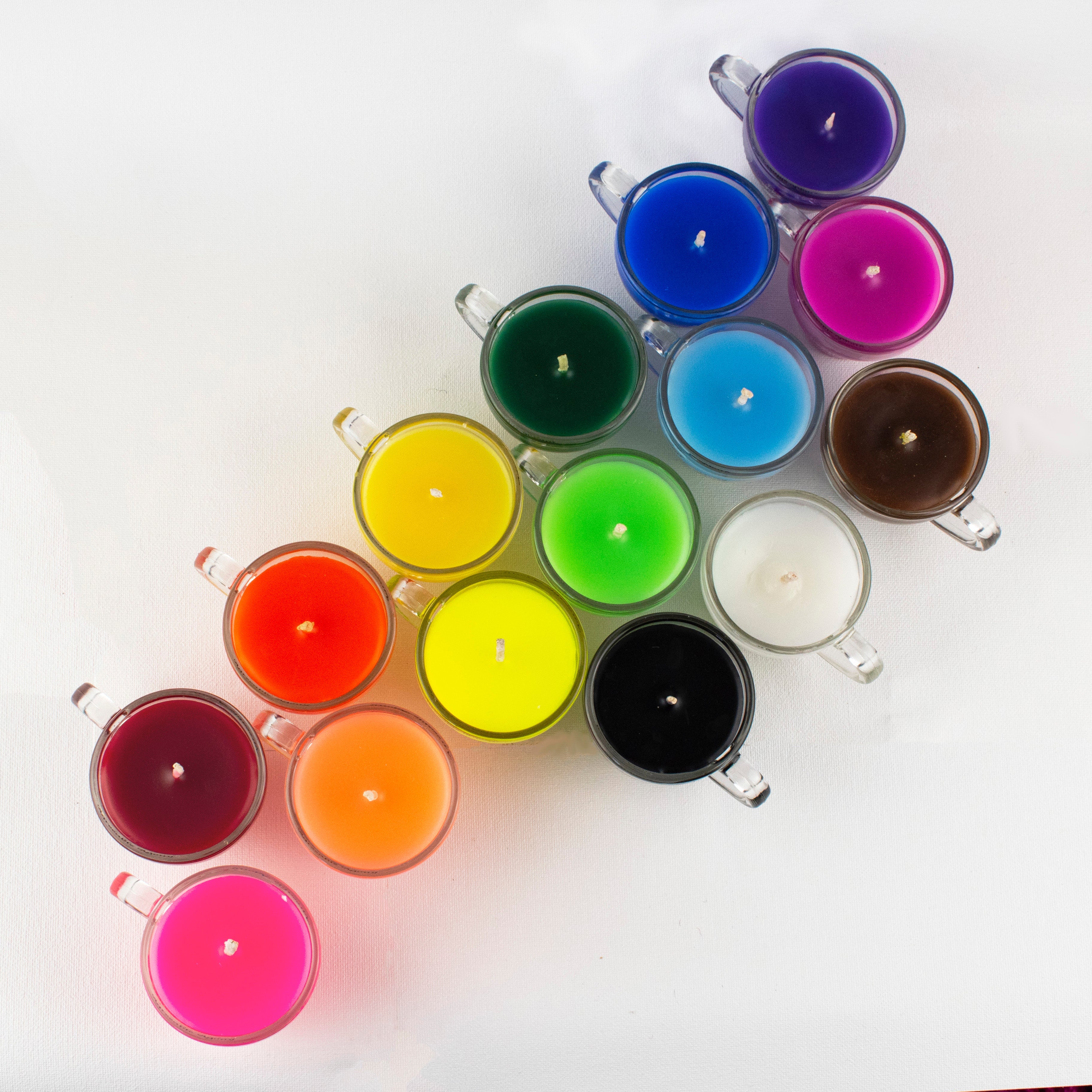 Teacup Wax Play Candle - Low Temp - Paraffin - Regular & Blacklight - mini