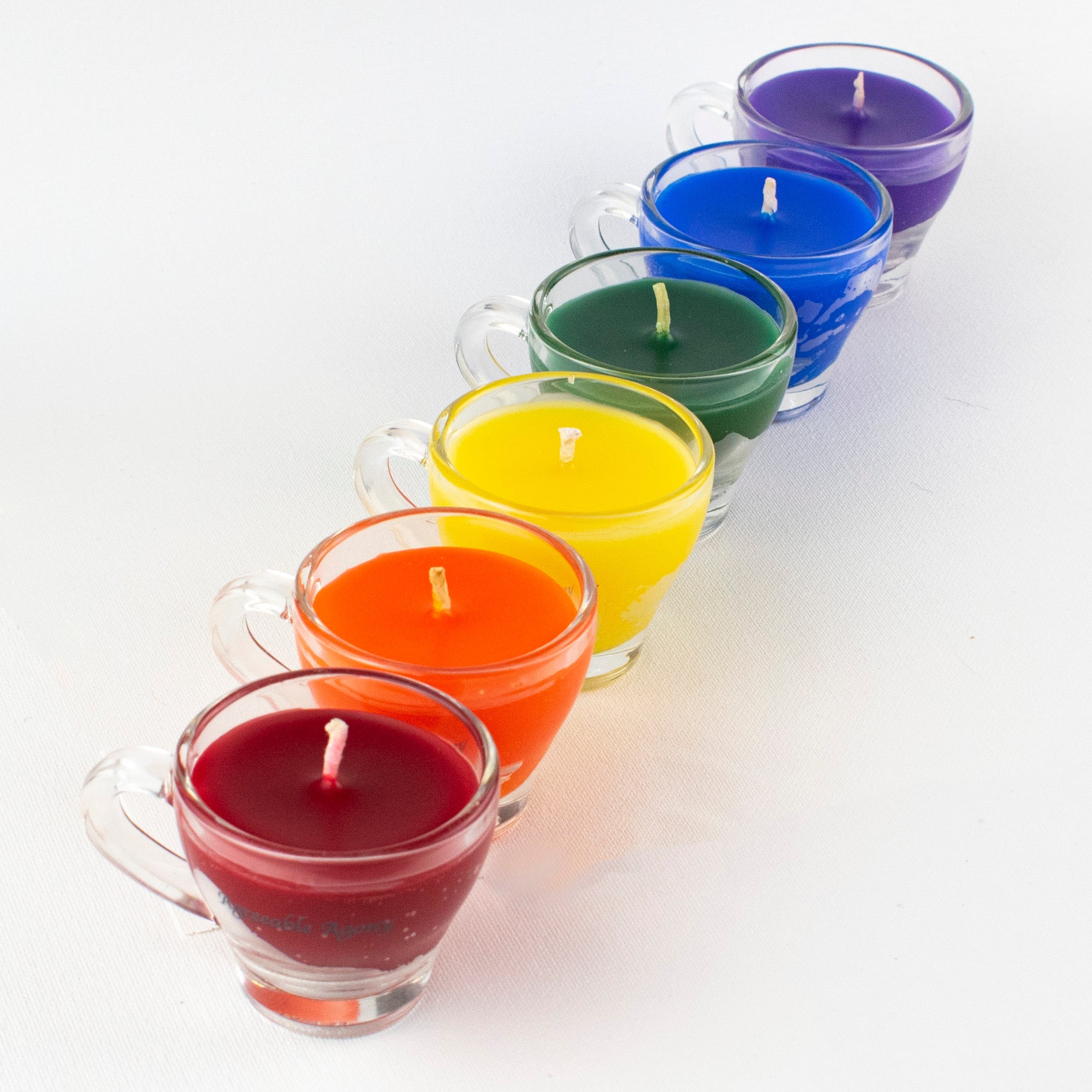 Teacup Wax Play Candle - Low Temp - Paraffin - Regular & Blacklight - mini