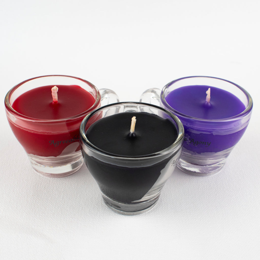 Teacup Wax Play Candle - Low Temp - Paraffin - Regular & Blacklight - mini