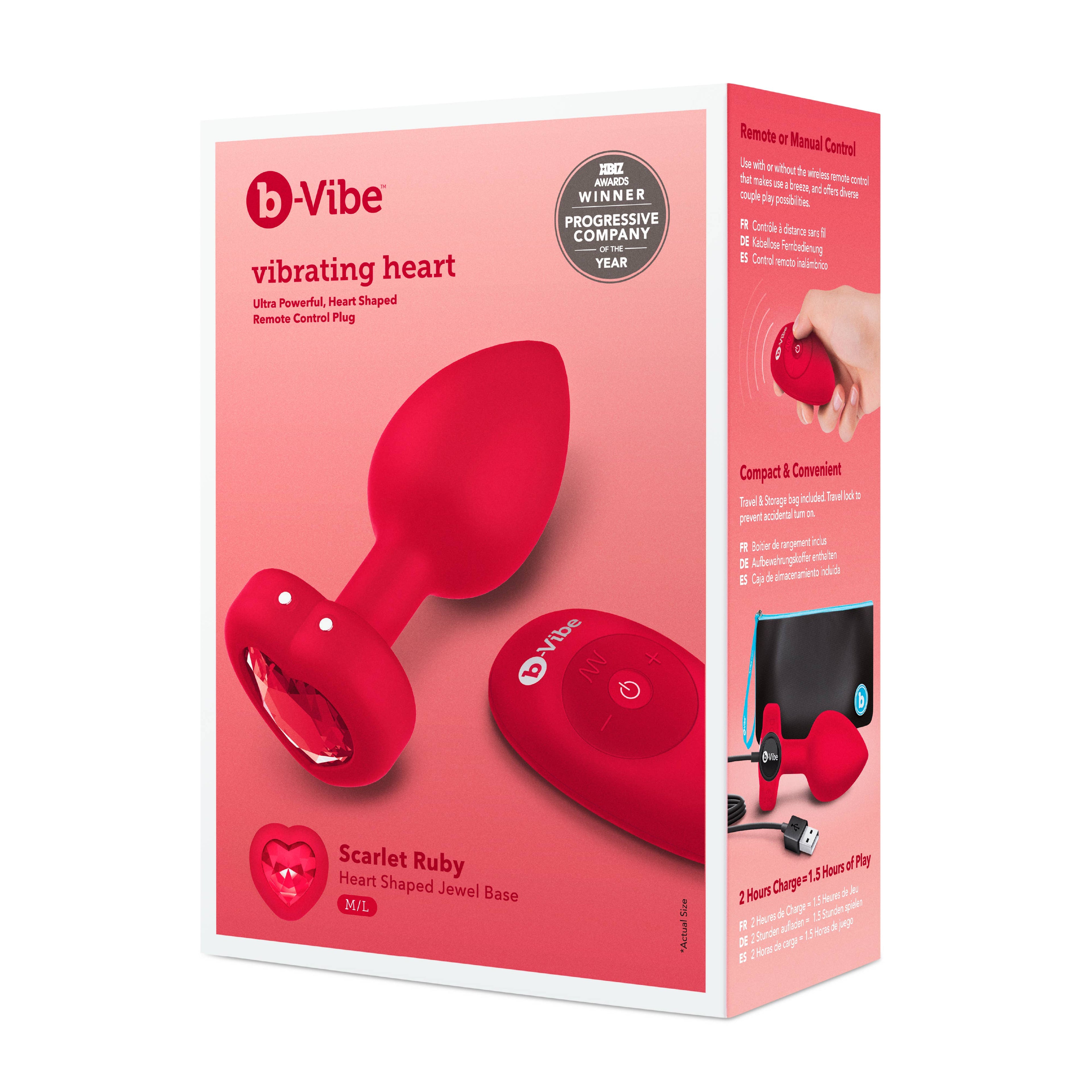 Vibrating Heart Plug