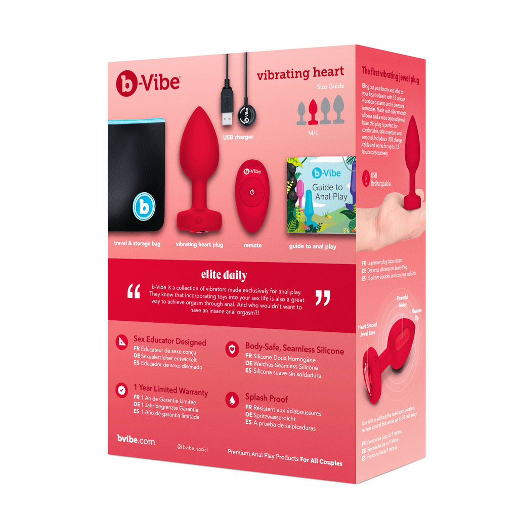 Vibrating Heart Plug